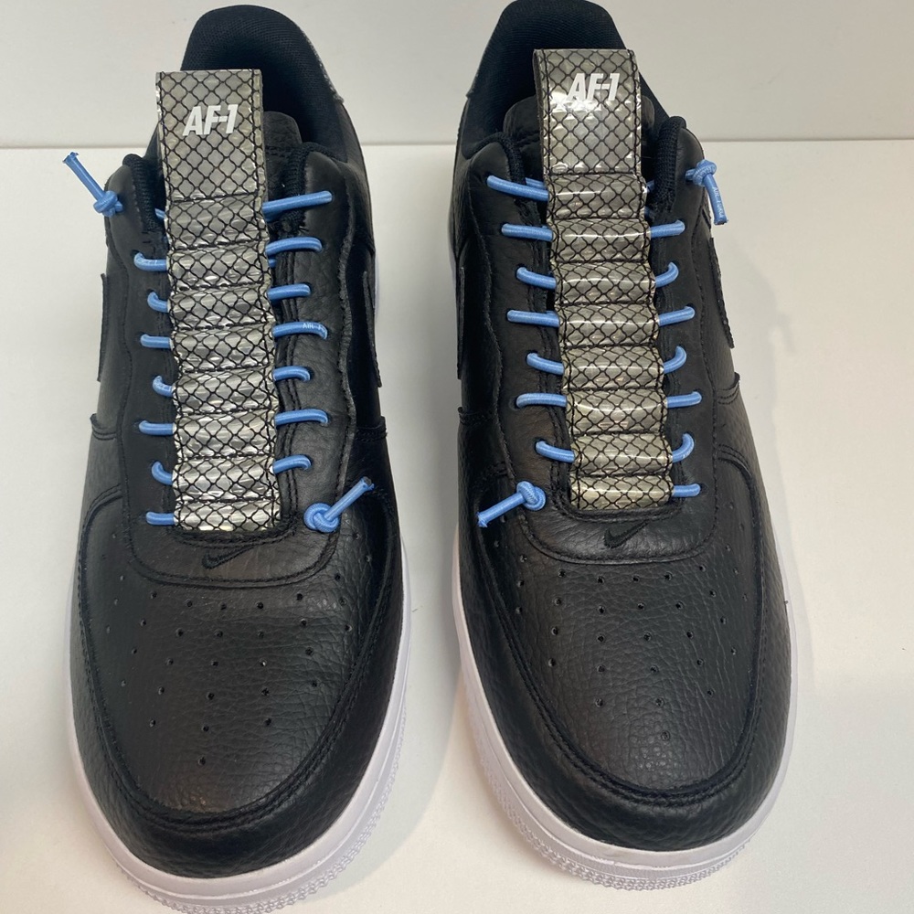 Never worn-Air Force 1 ‘07 Lux ‘Black Reflective’ - Picture 3 of 5
